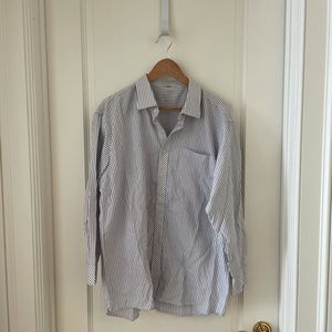 Men’s button up striped shirt